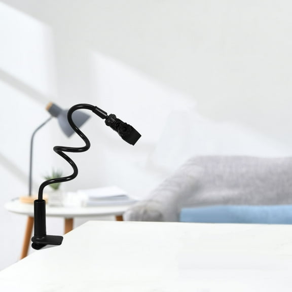 WHAMVOX Lazy Hair Dryer Stand Adjustable Hands-Free Desktop Blow Dryer Stand With Clip Hair Tool Organizer Storage Rack For Bathroom And Salon