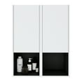 thumbnail image 6 of 12" Bathroom Cabinet, Wall Mounted, 2 Soft Close Doors, White Modern Look Modern, Mounted Fashionable And Design, 6 of 7
