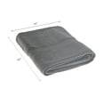 thumbnail image 3 of Masion Concepts Nova Bath Sheet 30" X 60" Dark Grey ,Dark Grey,Cotton, 30 L x 60 W x 1 H, 3 of 3