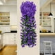 thumbnail image 3 of Ramo reutilizable para colgar en la pared de flores violetas artificiales ( ) Azul Púrpura, 3 of 9
