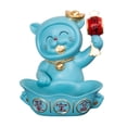 thumbnail image 2 of GUOOL Statue Créative Lucky Cat Sculptures Lucky Cat Boîte de Rangement Ornements Bleu, 2 of 9
