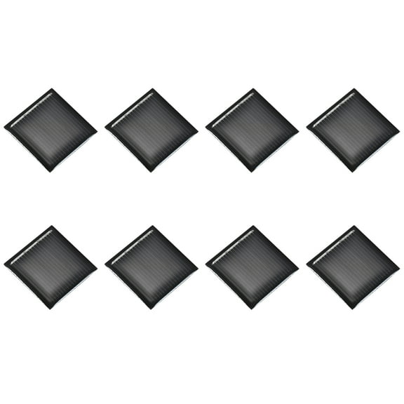 8PCS 1.5V 0.09W 0.06A Mini Solar Panels for Solar Power, Small Solar Photovoltaic Cells Charge, 1.18" x 1.18"