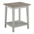 thumbnail image 2 of Furniture of America Deldrin Wood 1-Shelf Side Table in Gray (Set of 2), 2 of 5