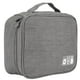 thumbnail image 5 of Bolsa de almacenamiento multifunción para accesorios electrónicos, cable, organizador de unidades USB, soporte de almacenamiento, gris, 5 of 14