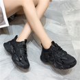thumbnail image 4 of NOKIO Womem Fashion Walking Shoes Running Tennis Sneakers Athlet𝗂c Workout Gym Shoes Comfortable Breathable Jogging Shoes Lightweight Thick-Soled Sport Footwear for Daily Commute, 4 of 8