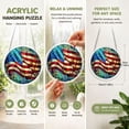 thumbnail image 7 of 4th of July Acrylic Puzzles Suncatcher Window Hanging,Sun Catcher Stained Glass Acrylic Puzzle Decoration for Women Men, DIY Suncatcher Kits for Adults Home Decor, 7 of 7