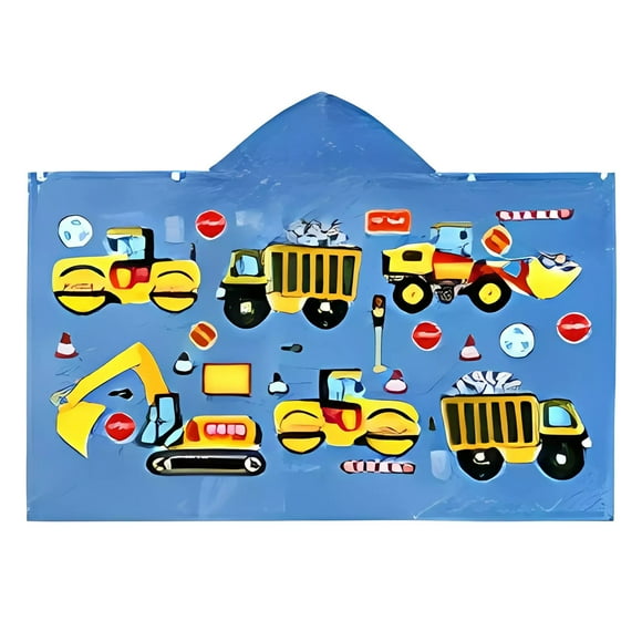 Toalla de baño con capucha para niños Poncho de surf para bebés Bata suave y real para cambiar a niños pequeños para niños y niñas Ducha/playa/piscina Cubiertas para niños 50x30 Toalla grande