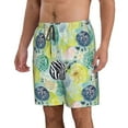 thumbnail image 2 of Kdxio Shell Clam Pattern Mens Casual Shorts - Drawstring Summer Beach Sports Shorts for Men, 2 of 5