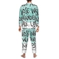 thumbnail image 5 of Kll Not All Who Wander Are Lost1 Sleepwear Mens Flannel Pajamas,Long Cotton Pj Set, 5 of 9