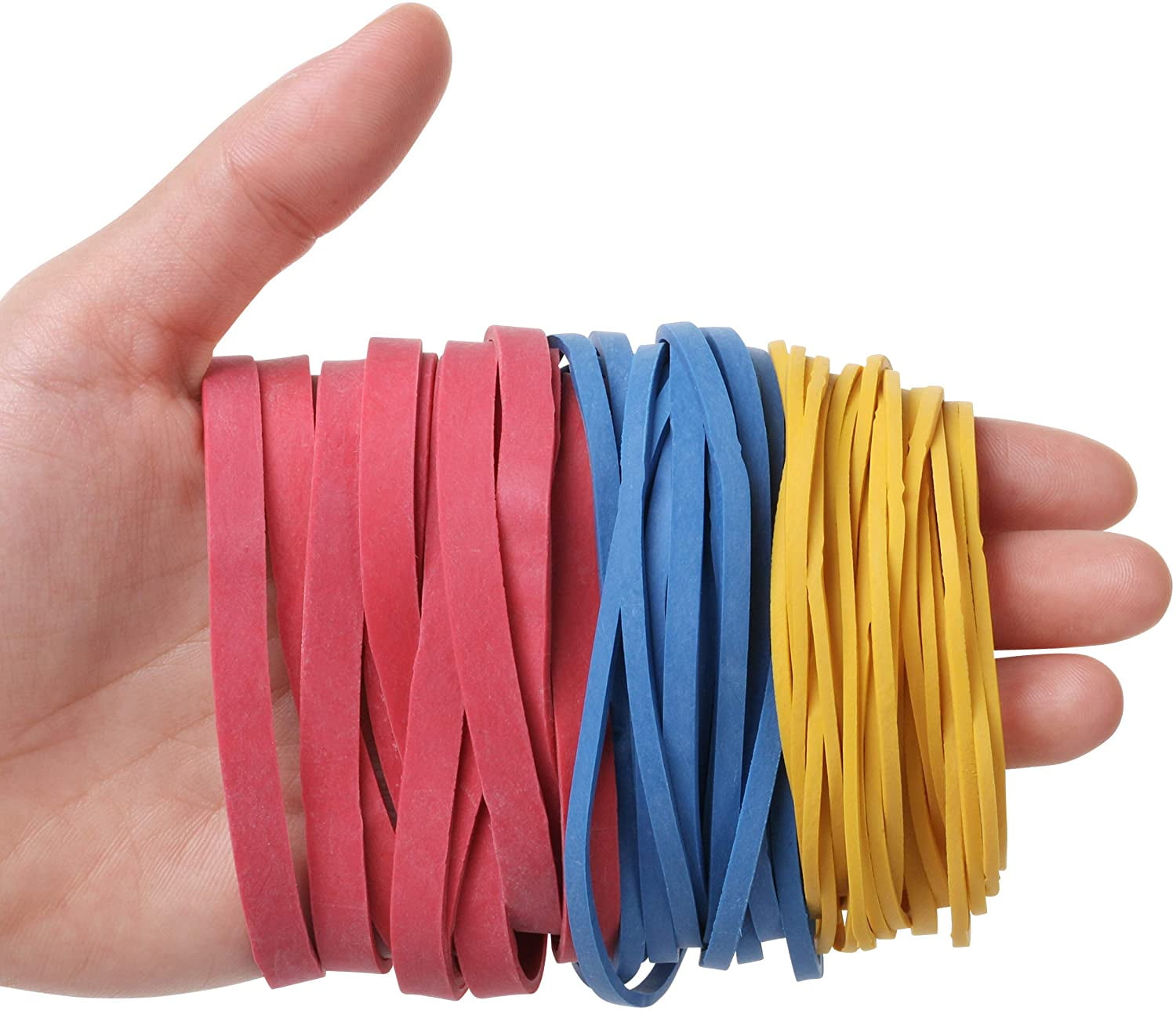 Mr. Pen- Colorful Rubber Bands, 300gr, Assorted Size