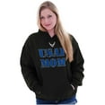 thumbnail image 4 of US Air Force USAF Mom Family Support Hoodie Sweatshirt Women Brisco Brands S, 4 of 6