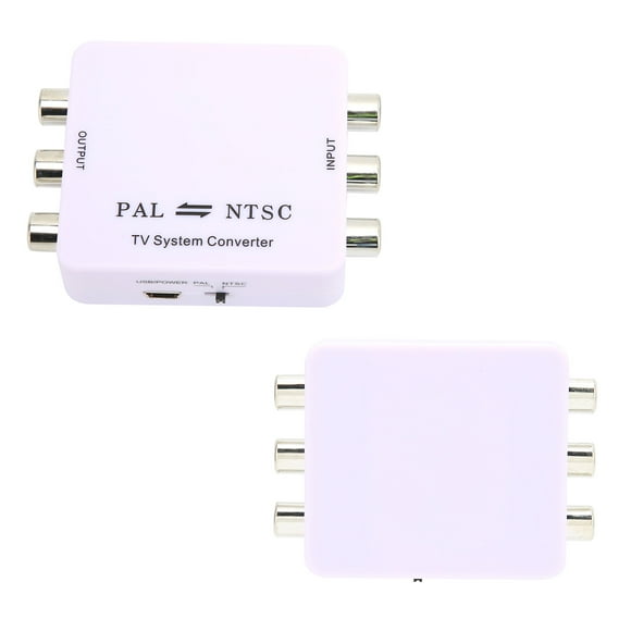NTSC PAL Mutual Converter, PAL/NTSC Format Converter Wear- Practical Flexible For Camcorders For Video Monitors For VCRs For DVD Players For Recorders
