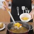 thumbnail image 6 of Kitchen Cooking Utensils Set, Stainless Steel Kitchen Utensils with Suspendable Handle, Spatula, Slotted Turner, Soup Ladle, Slotted Spoon, Whisk, Pasta Server, Dishwasher Safe, 6 of 8