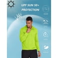 thumbnail image 5 of Pinspark Men's Long Sleeve Polo Quick Dry Lightweight Breathable UPF 50+ Sun Protection Shirt with Left Sleeve Pocket, 5 of 6
