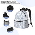 thumbnail image 5 of Lsque Fitness Guru Classic Casual Backpack - Large Capacity Water-Resistant Backpack for School, Work, Travel, and Outdoor Activities, 5 of 8