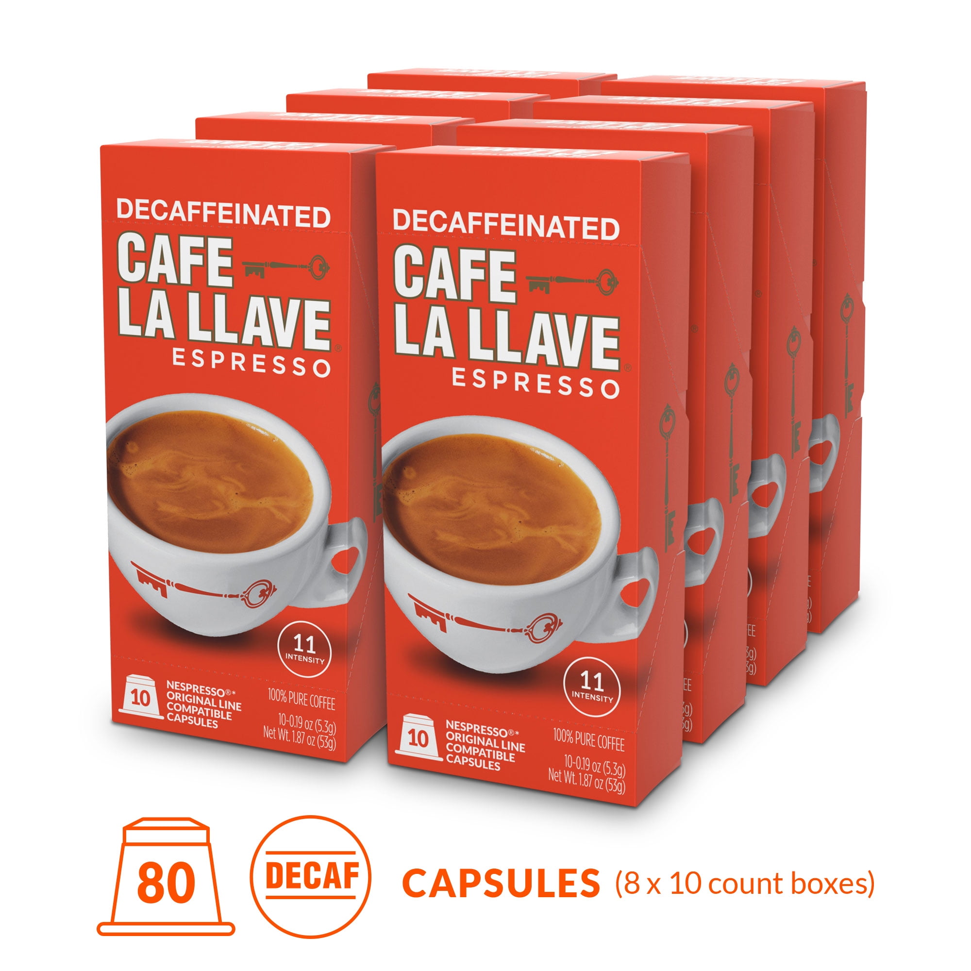 Café La Llave Decaf Nespresso OriginalLine Compatible