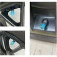 thumbnail image 3 of Car Wheel Tire Valve, 4 Pack Handmade Crown Crystal Rhinestone Car Stem Air Caps Cover, Attractive Dustproof Bling Car Accessories, Universal for Most Vehicles-Crown, Lake Blue, 3 of 4