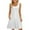 White, variant on YunPes Girls Dress Summer Sleeveless Comfortable Casual Dress Solid Color Printed Children's Clothing with Pocket Vest Dress Toddler Girls Plaid