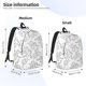 thumbnail image 2 of Balery Hand Drawn Snake Mochila Clásica Impresa Básica para Viaje, Mochila Escolar Resistente al Agua, Mochila de Lona con Correas Ajustables-Small, 2 of 5