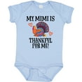 thumbnail image 3 of Inktastic Thanksgiving Mimi Thankful for Me Turkey Boys or Girls Baby Bodysuit, 3 of 5