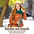 thumbnail image 6 of Tupkee Reusable Glass Straws - 8 Pack Clear Glass Drinking Straws - For Tupkee 14-Ounce Double Wall Glass Travel Tumbler  Includes 4 Straight and 4 Bend 9 x 1cm Glass Straws with 2 Cleaning Brushes, 6 of 7