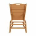 thumbnail image 5 of Malibu Poly Reclining Outdoor Patio Chaise Lounge Chair Adjustable, Teak, 5 of 13