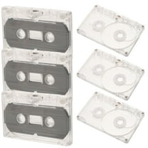 PAMINGONO 6Pcs Blank Audio Cassettes Cassette Tapes for DIY Projects Plastic Material Handcraft Enthusiasts