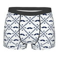 thumbnail image 4 of Goofa Hipster Mustache Printed Men's Boxer Briefs Underwear, Moisture-Wicking Underwear, Trunk,Soft and Breathable Cotton Underwear-Medium, 4 of 9