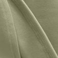 thumbnail image 5 of YueHuiYing Women's Fashion Solid Color Long Sleeve Round Neck Collar Blouses Leisure Base Layer Tops, 5 of 5