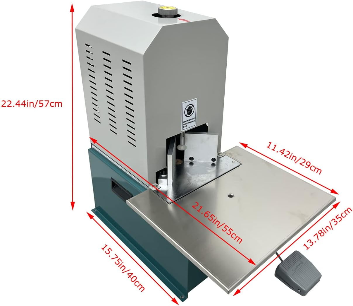 EQCOTWEA Electric Round Corner Machine Corner Rounder Punching Cutting Machine with 7 Built Fillet Paper Cutter
