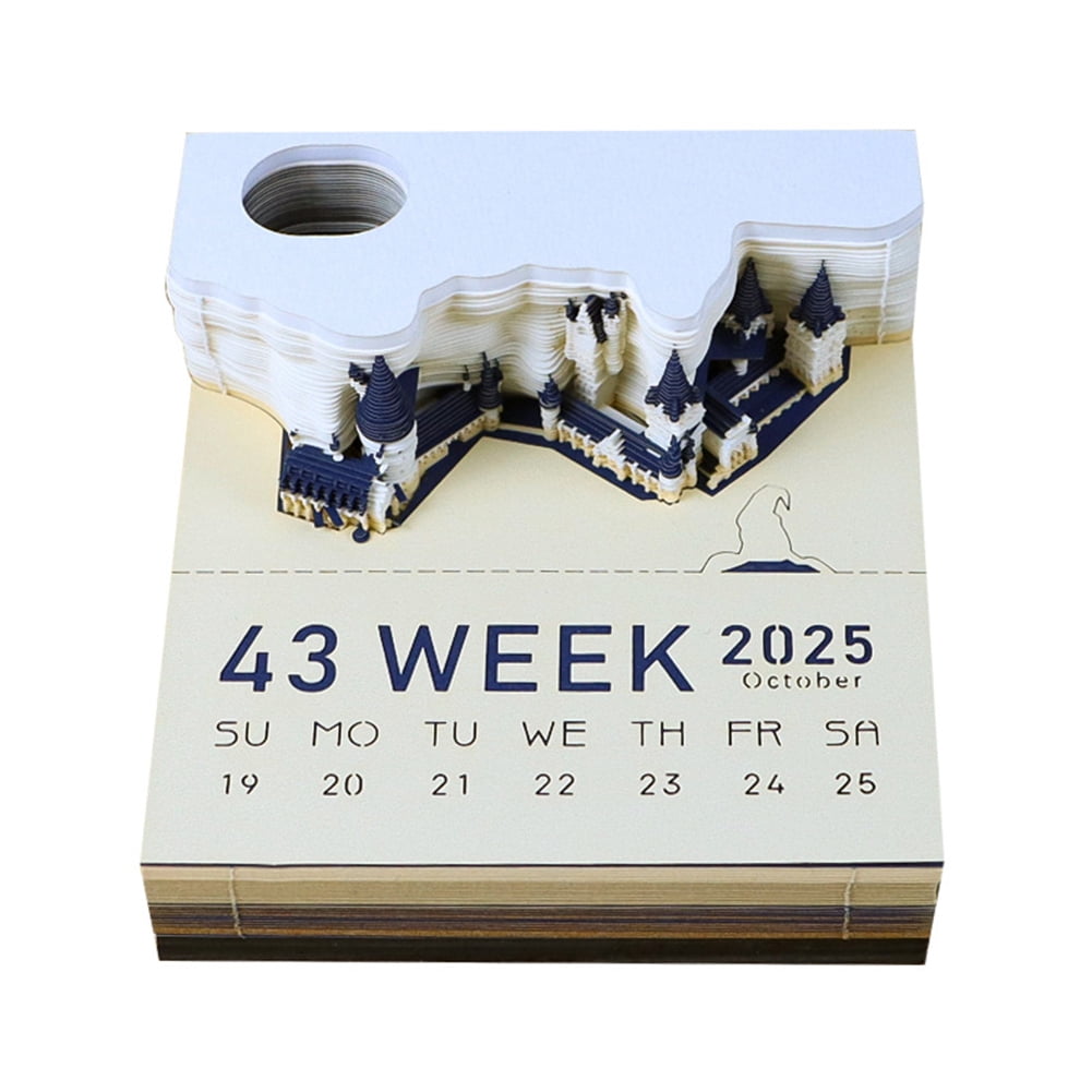 Calendario Strappare Via 3D Albero Di Natale Con Luci - Organizer Per Famiglia, Scuola O Ufficio