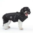 thumbnail image 5 of Small Dog Jacket with Harness,Pet Coat Cold Weather Warm Vest Jacket,Dog Waterproof Windproof Cotton Costume for Puppy Small Medium Dogs Black S, 5 of 7