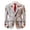 Gray #35, variant on DORKASM Mens Christmas Blazer Long Sleeve Festive Holiday Print Jacket Lapel Gingerbread Man Print Jackets Fall Winter Casual Pine Cone Print Coats Army Green 2XL