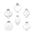 thumbnail image 4 of 6 bolas decorativas transparentes rellenables para Navidad, ideales para proyectos de manualidades y decoración., 4 of 8