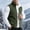 Army Green, variant on Mens Fleece Insulated Sleeveless Jackets Full Zipper Stand Up Collar Solid Color Fashion Winter Jacket Army Green XL