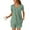 Green, variant on Goodtrade8 Plus Size Pajamas for Women Set 2 Piece Loungewear Casual Crew Neck Flower Short Sleeve Womens Pajama Sets