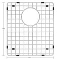 thumbnail image 3 of Karran GR-3016 Stainless Steel Bottom Grid 11-3/4" x 14-1/4" fits on sink SKU SU76, 3 of 3