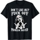 thumbnail image 1 of Nun Humor Offensive Don't Likes me FCK Off Problem Solved Camiseta, 1 of 2