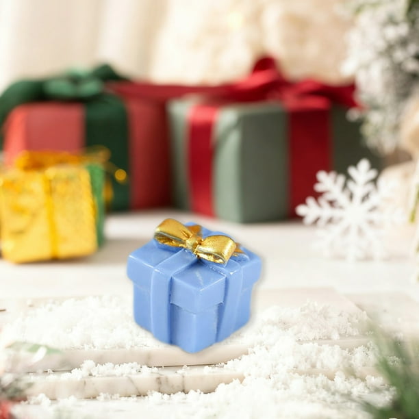 Mini figuras navideñas, campanas para el árbol, calcetines, regalos, etc. Decoraciones de resina para el árbol de Navidad, jardín, bolas de nieve, fiestas, decoración exterior y del hogar.