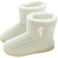 thumbnail image 4 of Women's Indoor Outdoor Slippers - Booties with Plush Fleece Lining and Anti-Slip Sole, 4 of 10