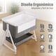 thumbnail image 2 of Magma Life Cuna Colecho 3 en 1 para Bebé, Cama Multifuncional con Mosquitero, Altura Ajustable, Convertible a Mecedora, Ruedas Silenciosas, Portátil, Canasta de Almacenaje, Tela Transpirable, 2 of 9