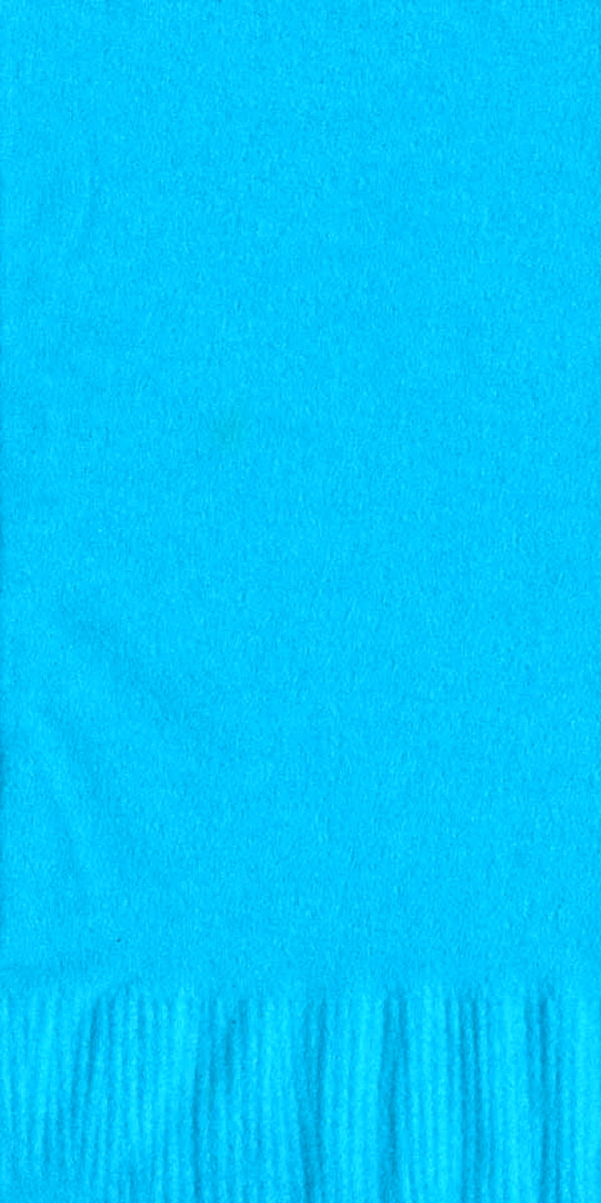 50 Plain Solid Colors Dinner Hand Towel Napkins Paper Bermuda Blue