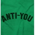 thumbnail image 2 of Funny Anti You Sarcastic Attitude Womens Slim Fit Graphic Tee Brisco Brands S, 2 of 5