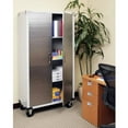 thumbnail image 5 of Seville Classics UltraHD Rolling Storage Cabinet, 36" W x 18" D x 72" H, Granite Gray, 5 of 7