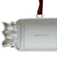 thumbnail image 3 of 3.25" Silver Plated Tootsie Roll Candy Shaped Logo Christmas Ornament with European Crystals, 3 of 4
