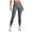 Grey, variant on GEWSEY Women Seamless Leggings Smile Contour High Waist Workout Gym Yoga Pants (Grey, L)