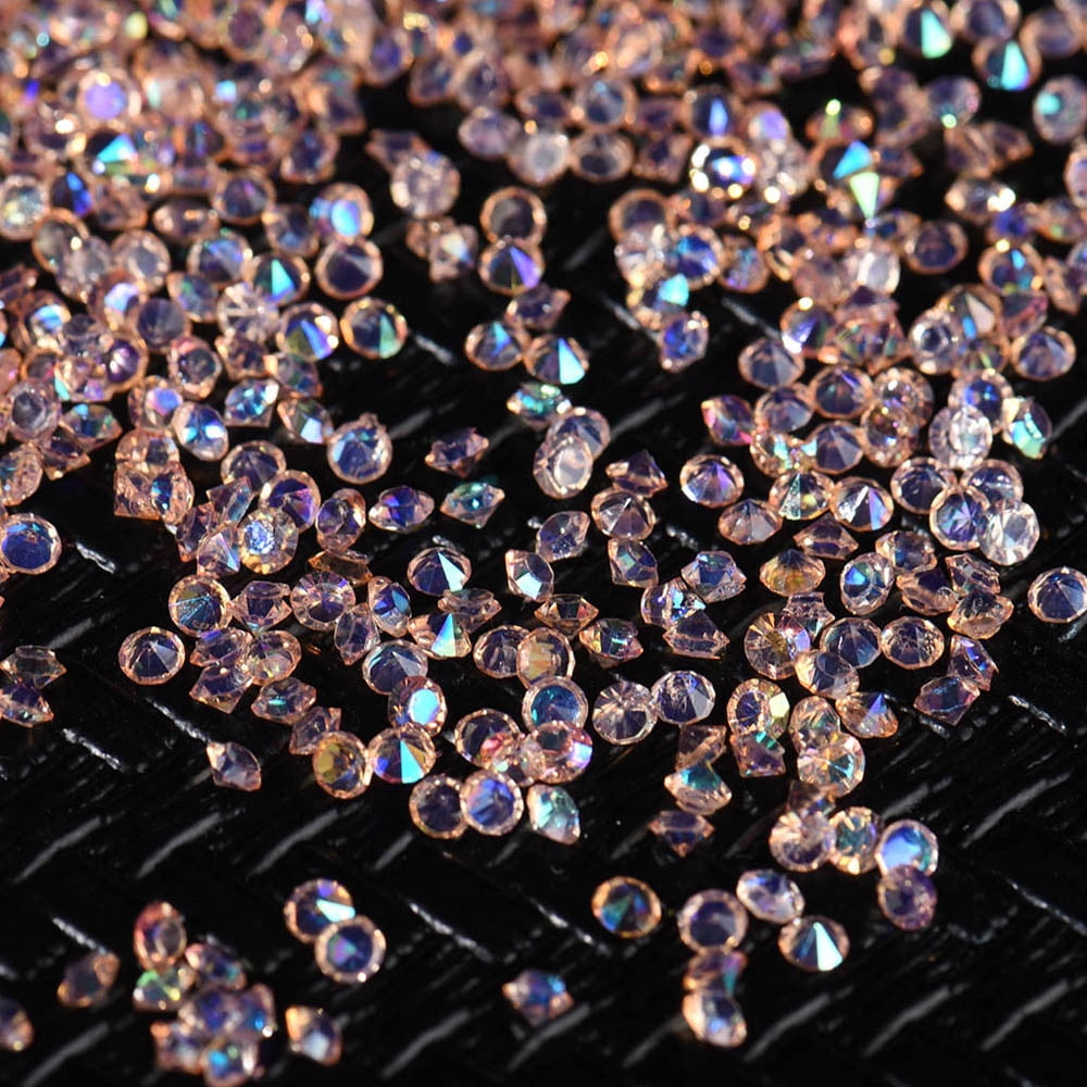 3mm 2000X Party/Wedding Crystal Diamond Acrylic Confetti New Orange Gold 