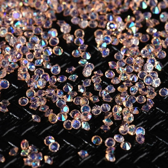 Agiferg 3000Pcs 2MM DIY Diamond Table Confetti Clear Crystal Events Party Accessories