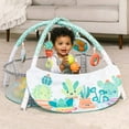 thumbnail image 4 of Infantino 4-in-1 Jumbo Baby Activity Gym with Ball Pit, 6-12 Months, Green Succulent, 4 of 10