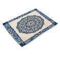 2024 Blue Mandala Persian Placemat Kitchen Table Countertop Mat Pad